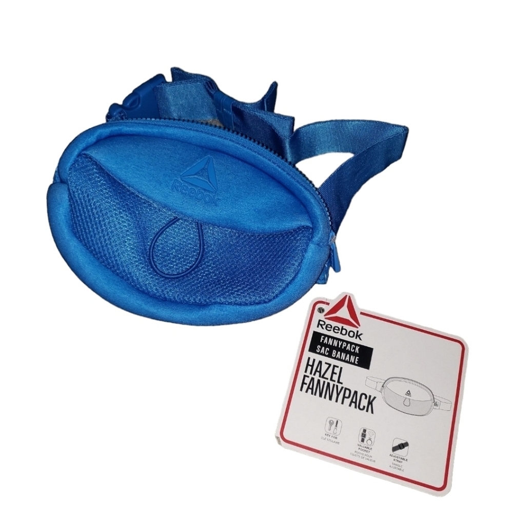 New Reebok Unisex Hazel Fannypack Ibiza Blue Neoprene